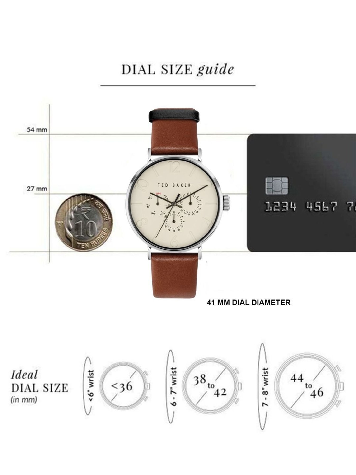 Ted Baker BKPPGF202 Multifunction Watch for Men