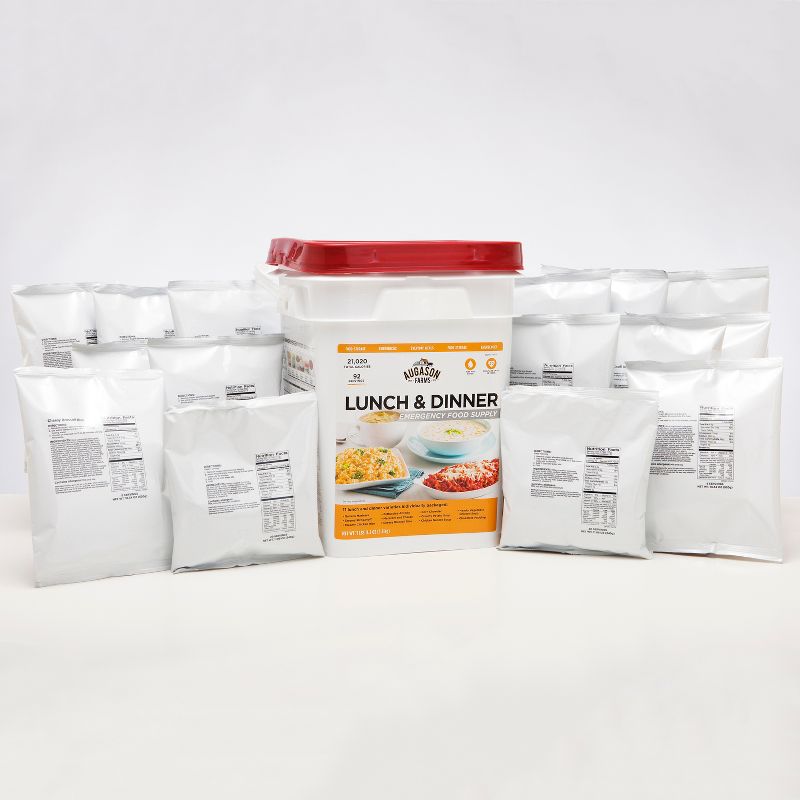 Augason Farms Lunch & Dinner Emergency Food Supply - 11lb Pail