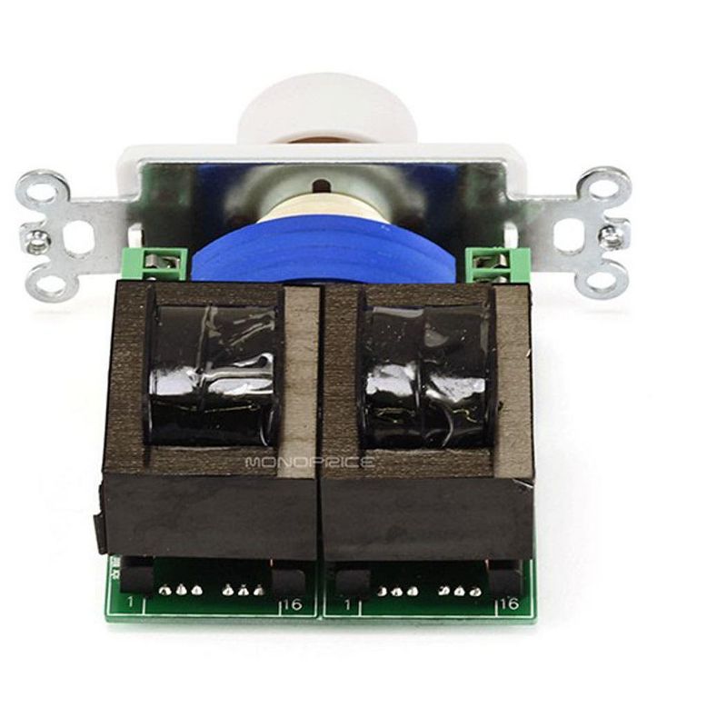 Monoprice 108243 RMS 100W Speaker Volume Controller, White