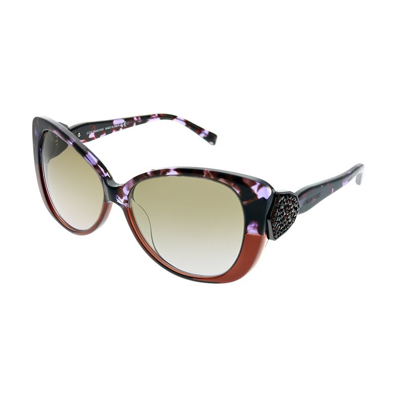 Swarovski SK9049 83F Womens Cat-Eye Sunglasses Pink Havana Brown 58mm