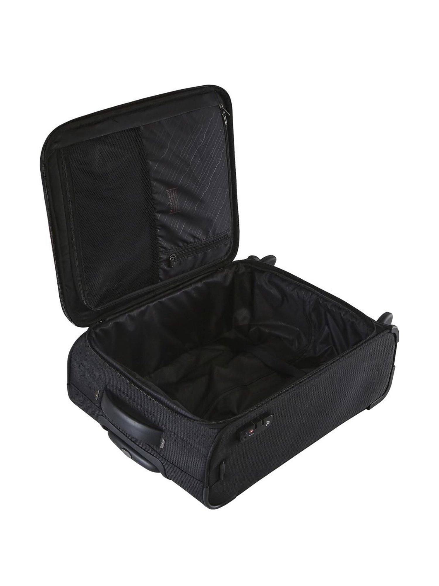 Roncato Biz 2.0 Nero Solid Soft Cabin Trolley Bag -21 cm