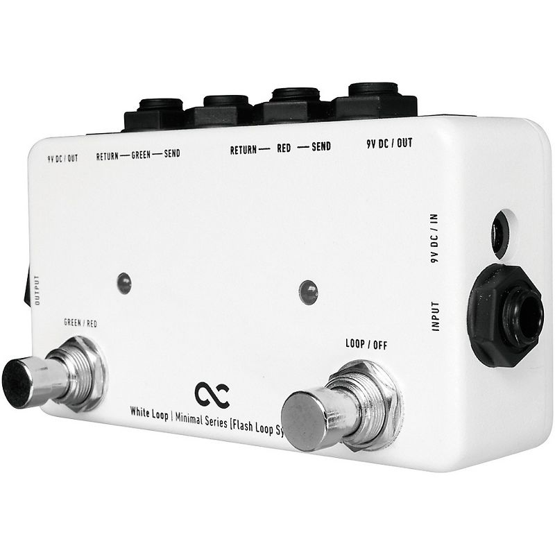 One Control White Loop Flash 2-Channel Switcher Pedal
