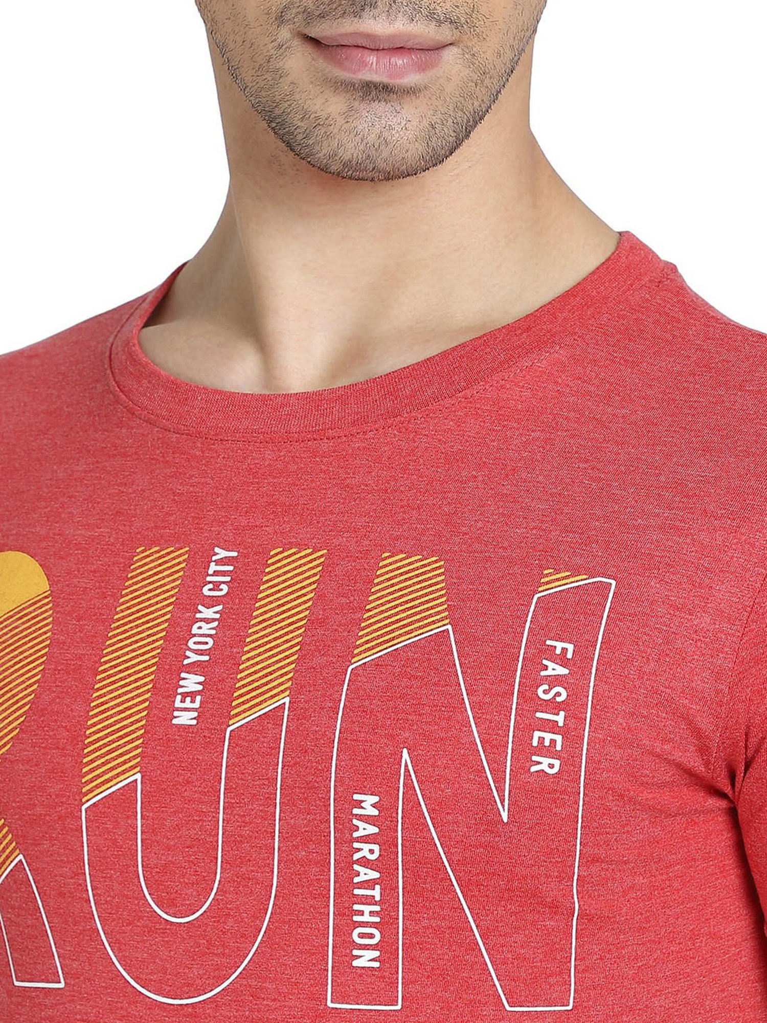 Dyca Coral & Charcoal Crew T-Shirt - Pack of 2