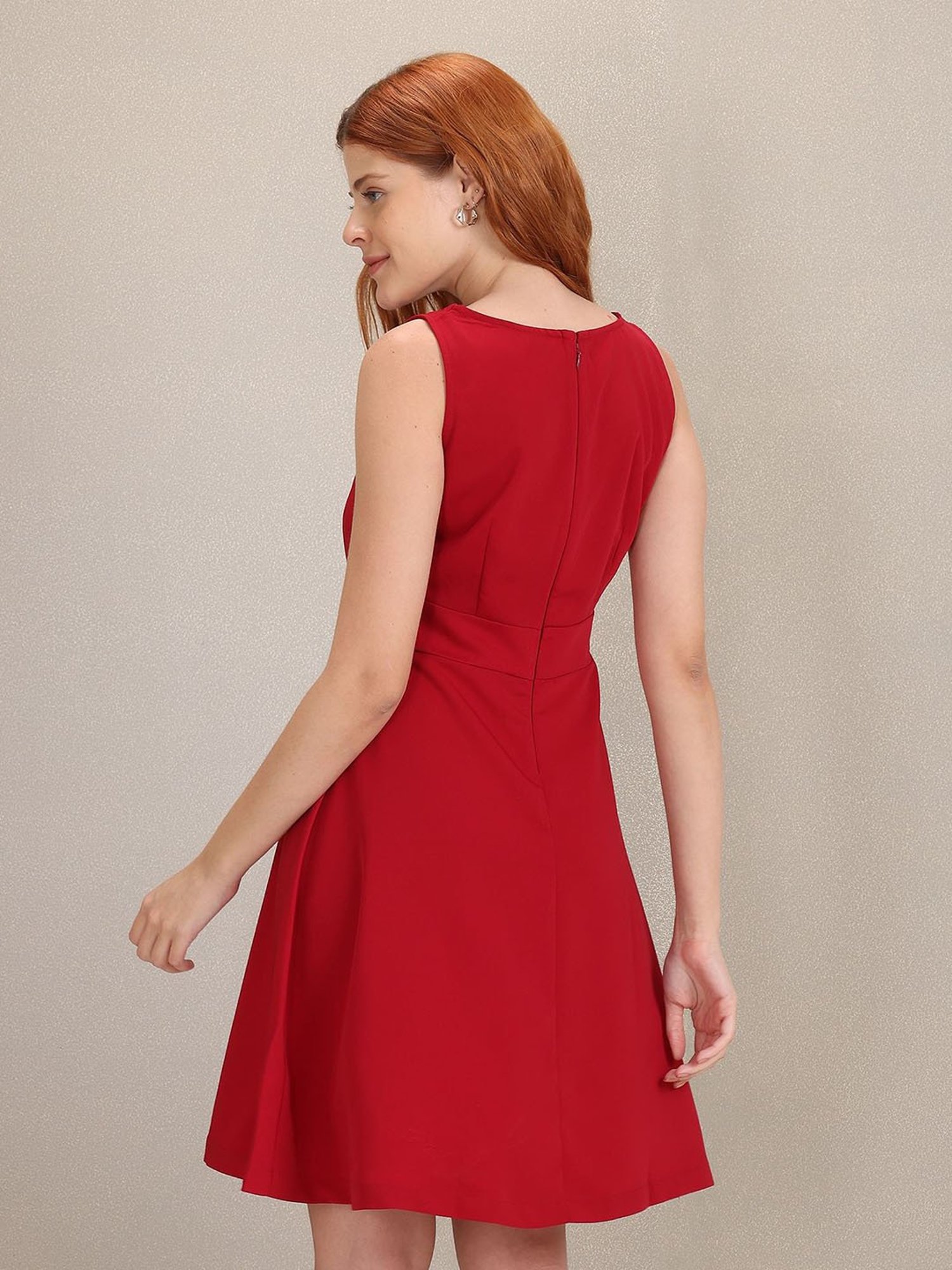 U.S. Polo Assn. Red A Line Dress