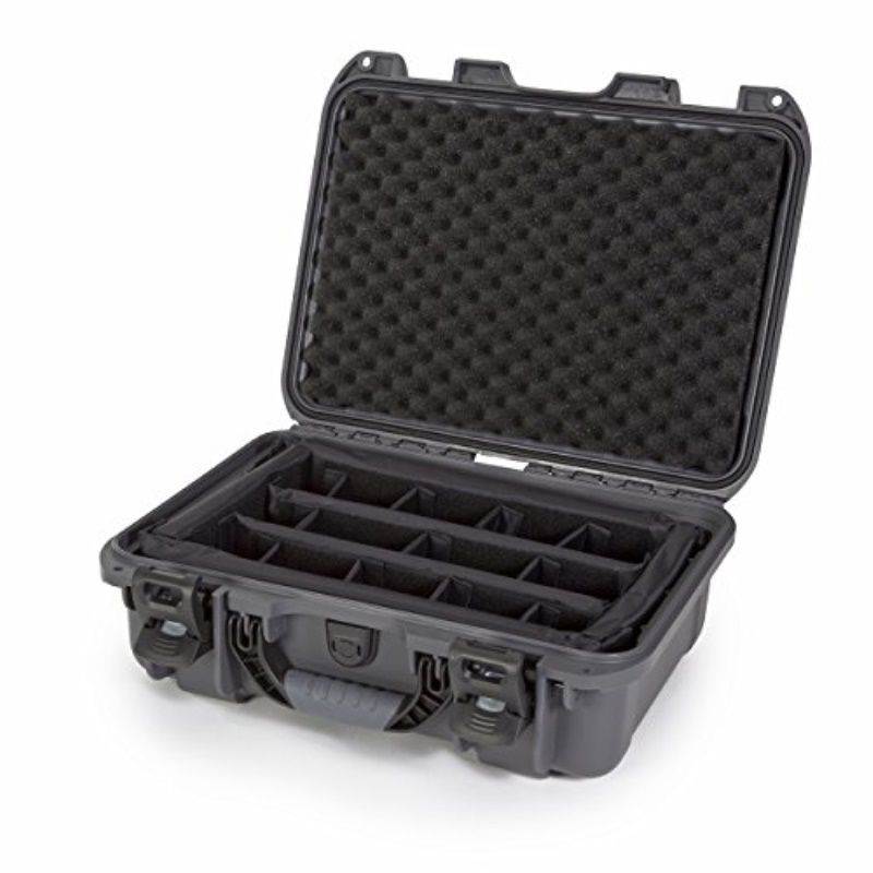 Nanuk 920 Waterproof Hard case with Padded Dividers - graphite