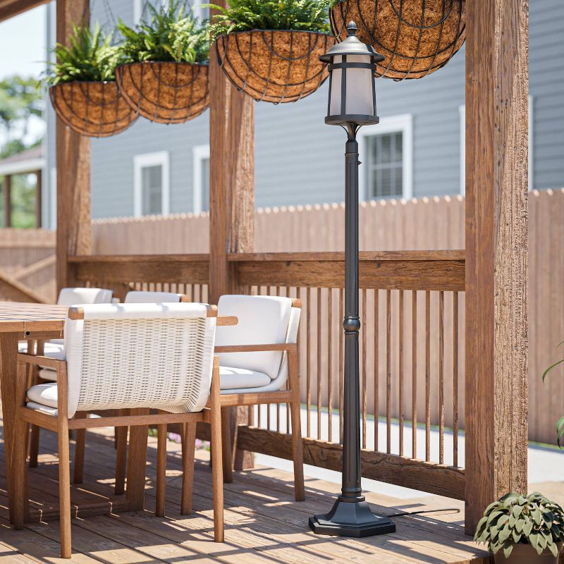 Outdoor Lantern Kenroy Black Aluminum