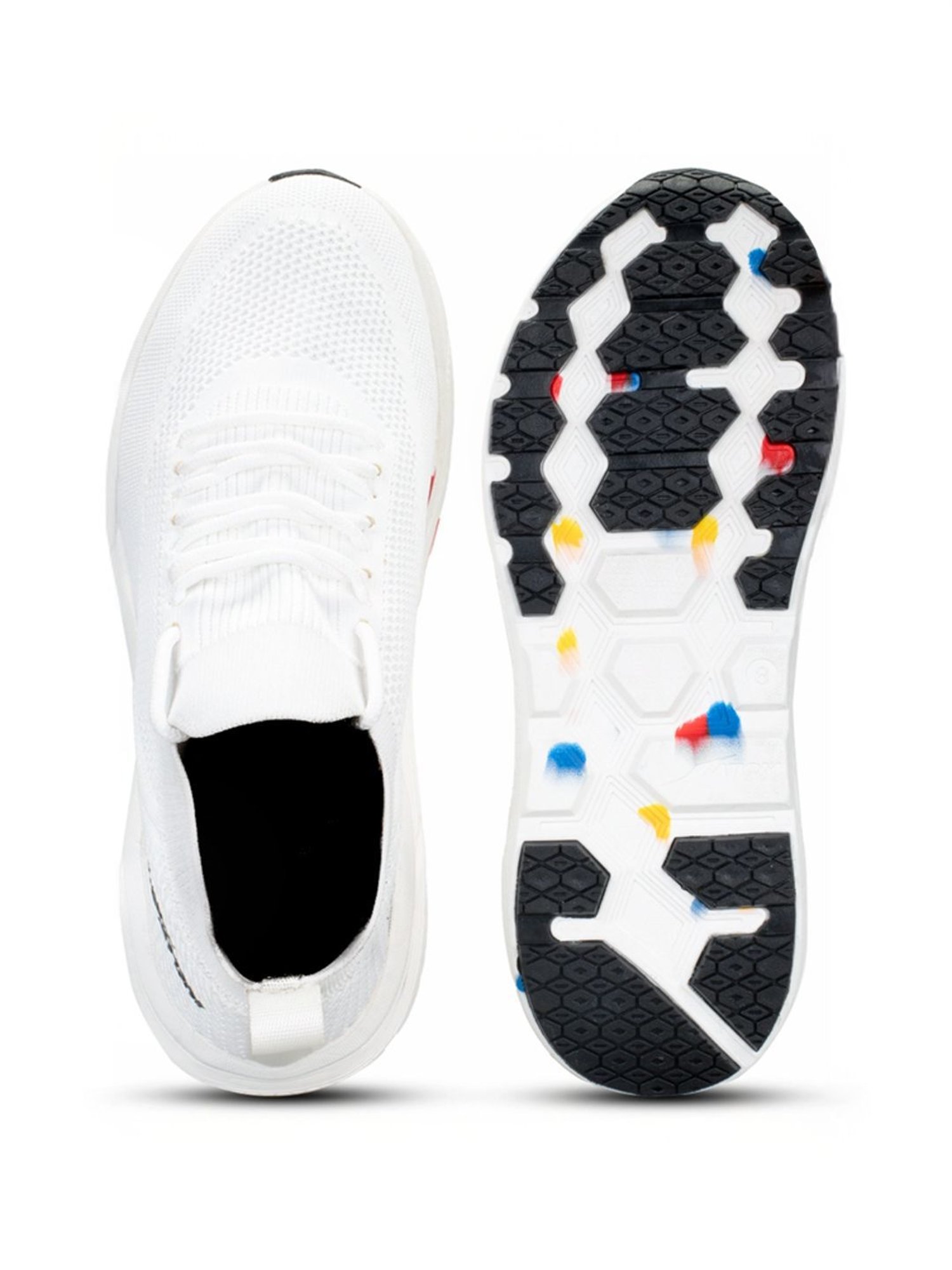 Atom Men's Ultimate White Running Shoes