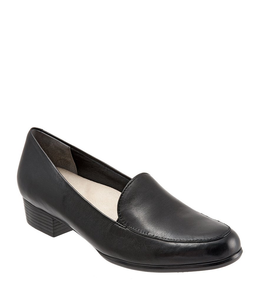 Trotters Monarch Slip-On Block Heel Loafers