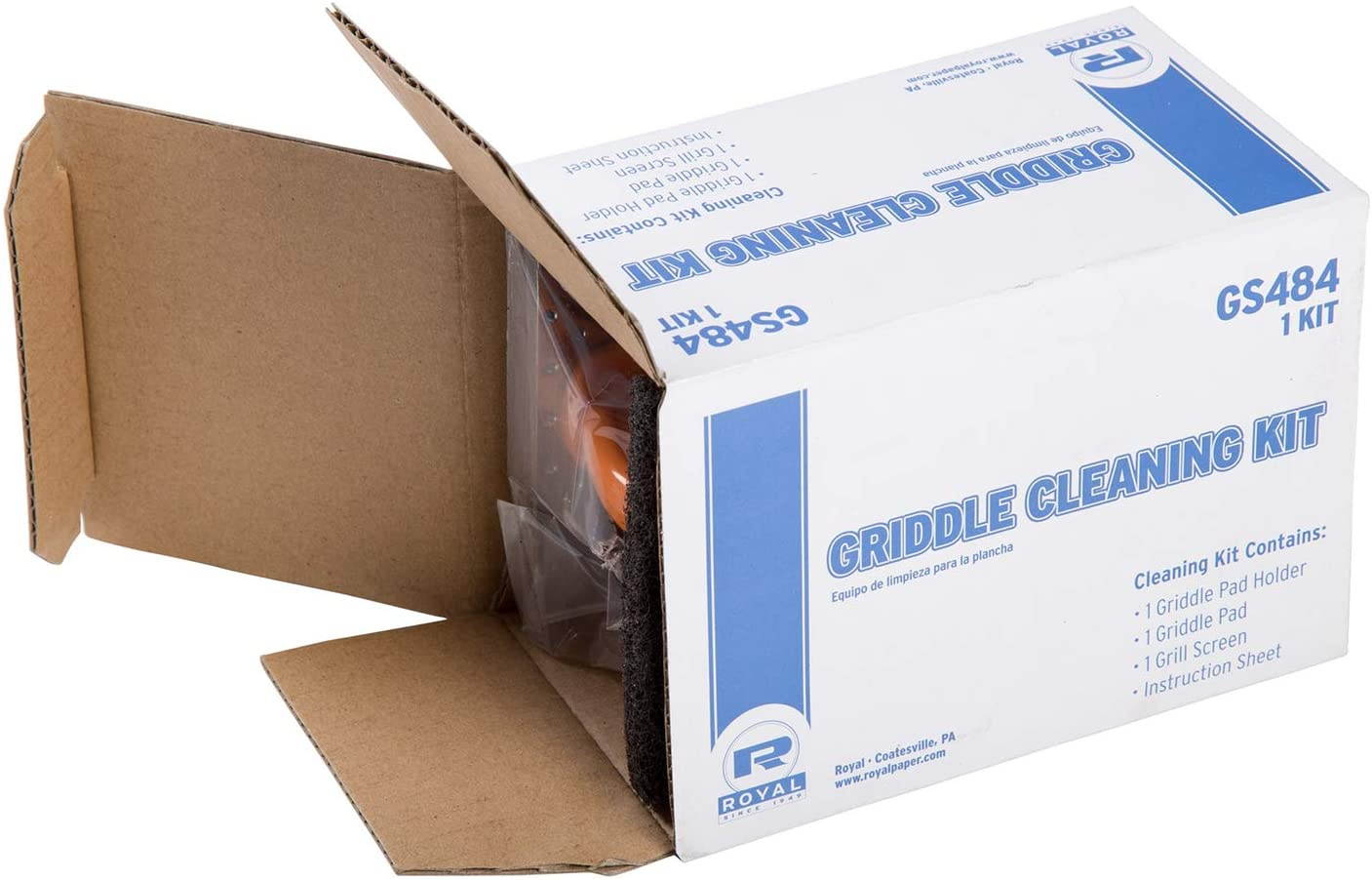 Royal Grill Cleaning Kit with 1 Holder, 1 Pad and 1 Screen