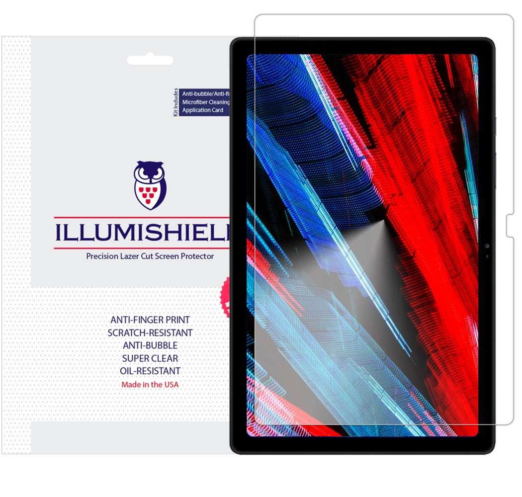 iLLumiShield Screen Protector Compatible with Samsung Galaxy Tab A7 (10.4 inch)(2-Pack) Clear HD Shield Anti-Bubble and Anti-Fingerprint PET Film