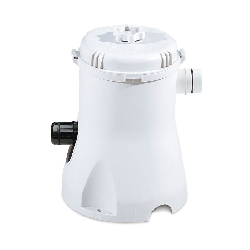 Summer Waves P1001030A156 Quick Set 10ft x 30in Inflatable Ring Round Above Ground Swimming Pool Set with Filter Pump and Type 1 Filter Cartridge