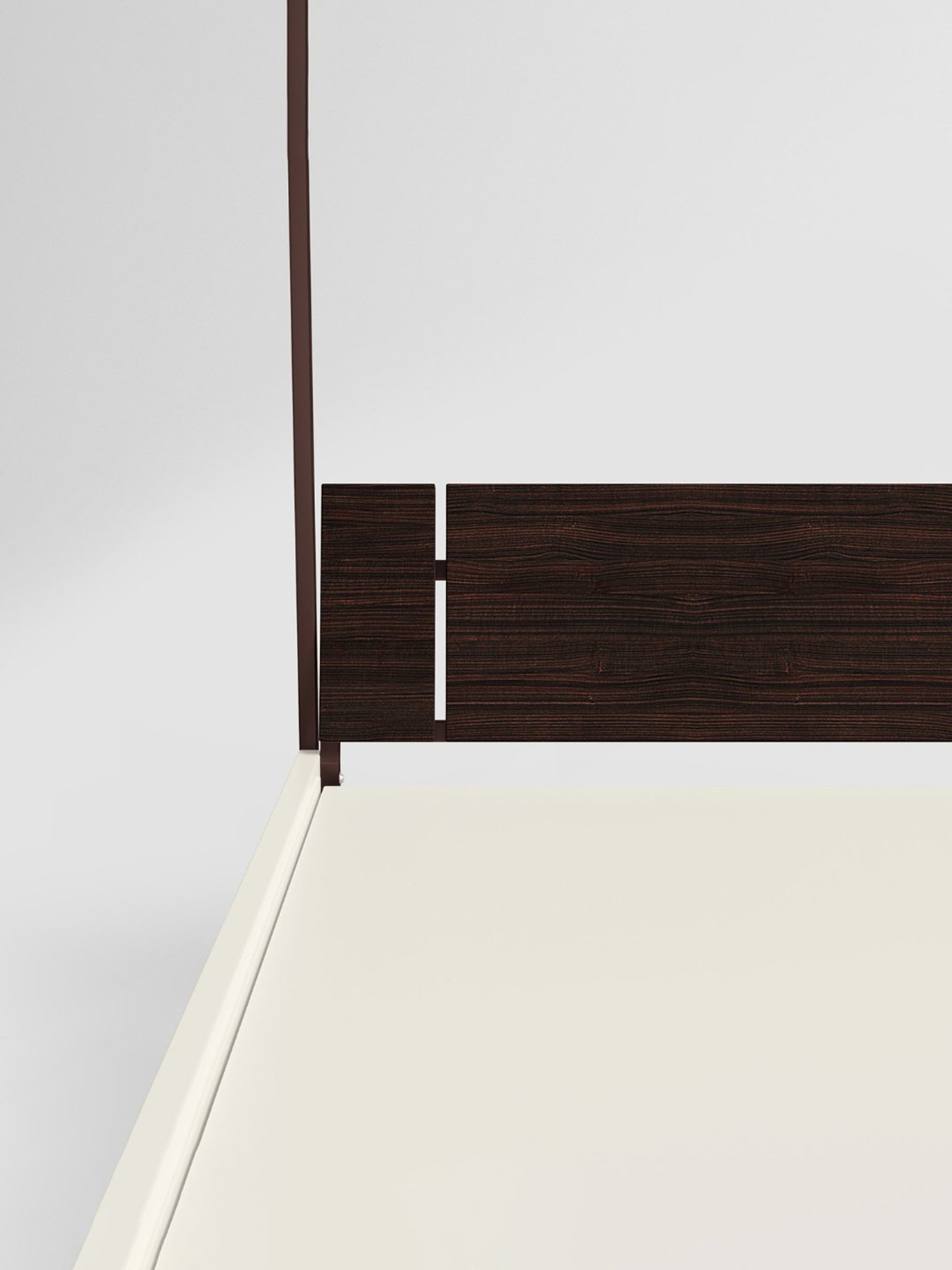 Nilkamal Riva Black Engineered Wood King Size Bed with Storage