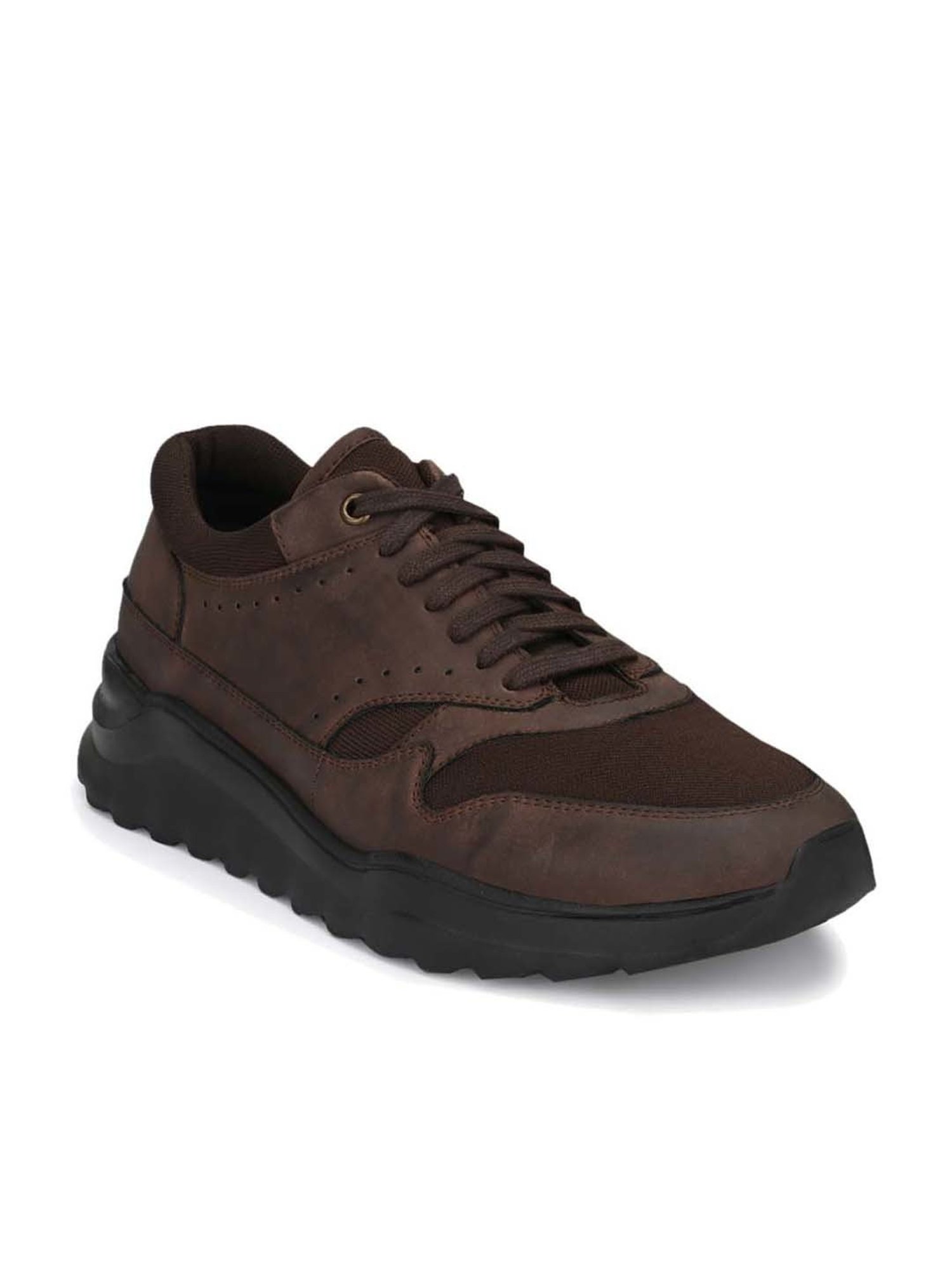 Delize Men's Brown Casual Sneakers