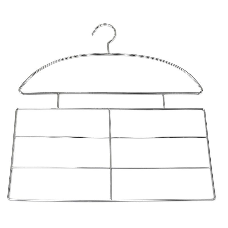 StorageWorks (Set of 2) 3-Shelf Hanging Closet Organizers Gray