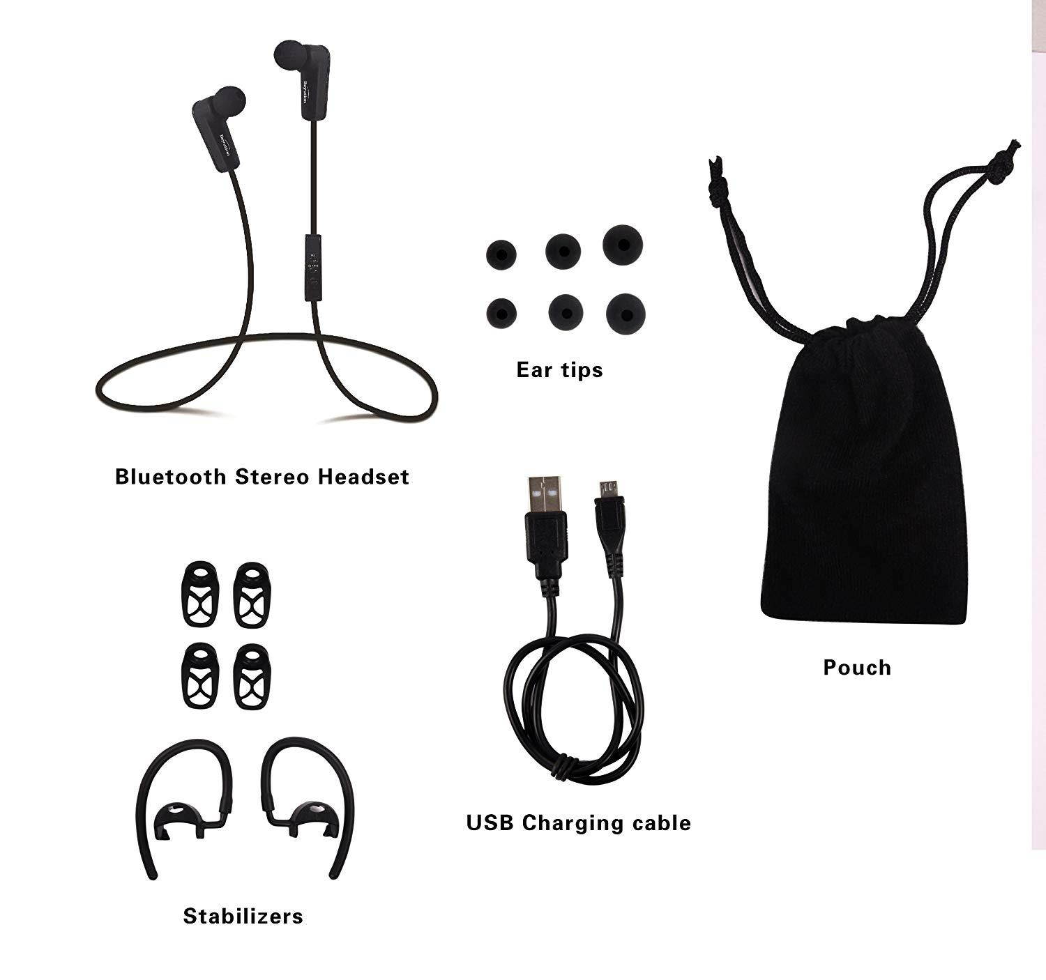 New Beyution Stereo bluetooth headphones -best audio bluetooth 4.0 +aptX +A2DP music headphones with Retail package