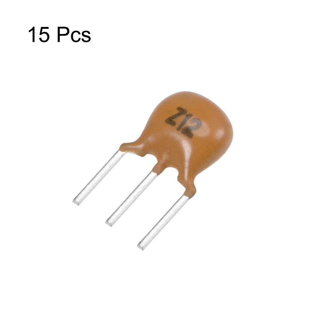 Ceramic Resonator Crystal Oscillator 12MHz 3 Pin DIP, Yellow 15 Pieces