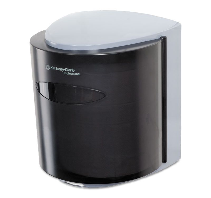 Kimberly-Clark Professional* Roll Control C-Pull Dispenser 10 3/10w x 9 3/10d x 11 9/10h Smoke/Gray