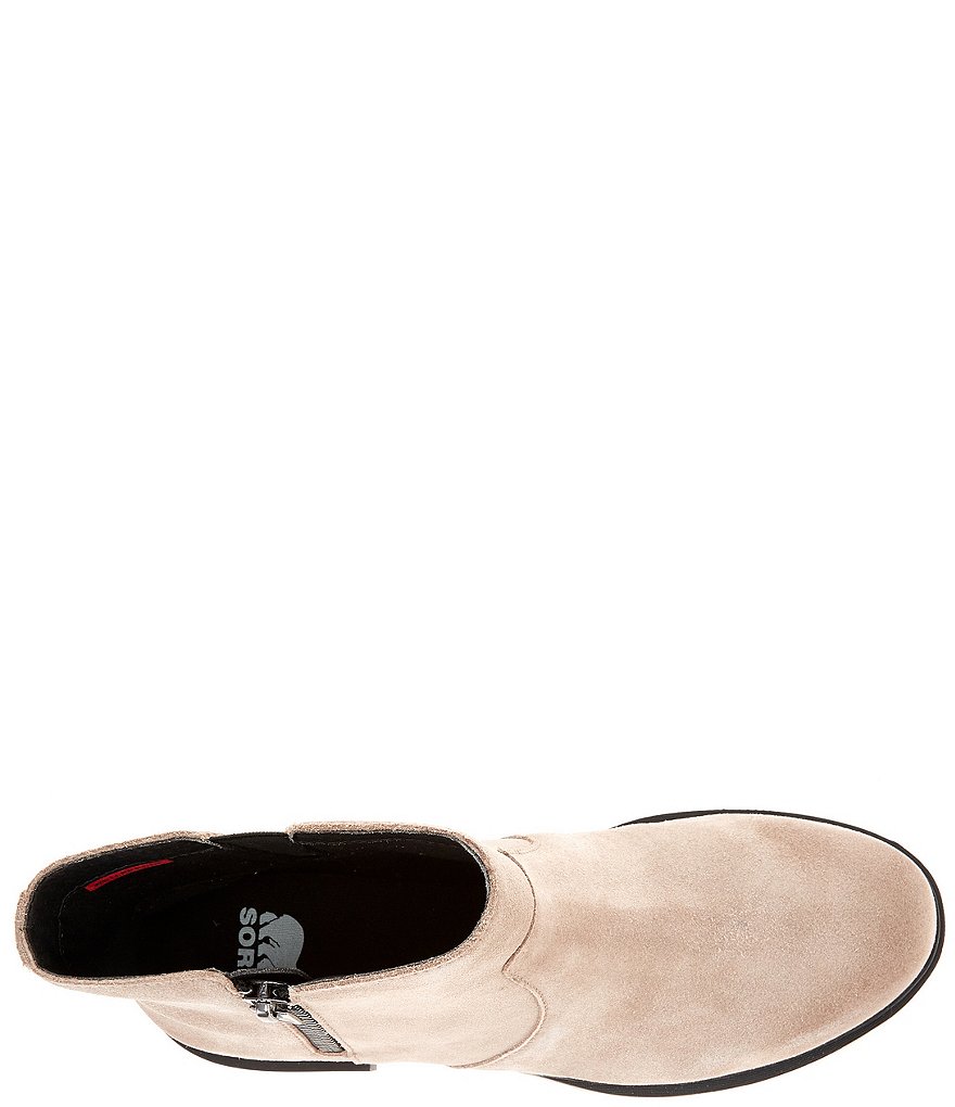 Sorel Emelie II Zip Waterproof Suede Booties