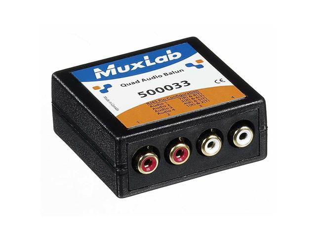 MuxLab 500033 VideoEase Quad Audio Balun