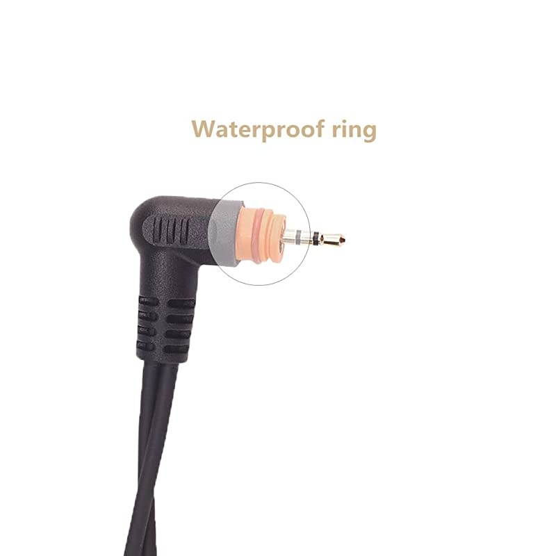 SL300 Single Wire Headset C Shape Swivel EarHook Earpiece Compatible with Motorola 2 Way Radio SL7550 SL1K SL1M