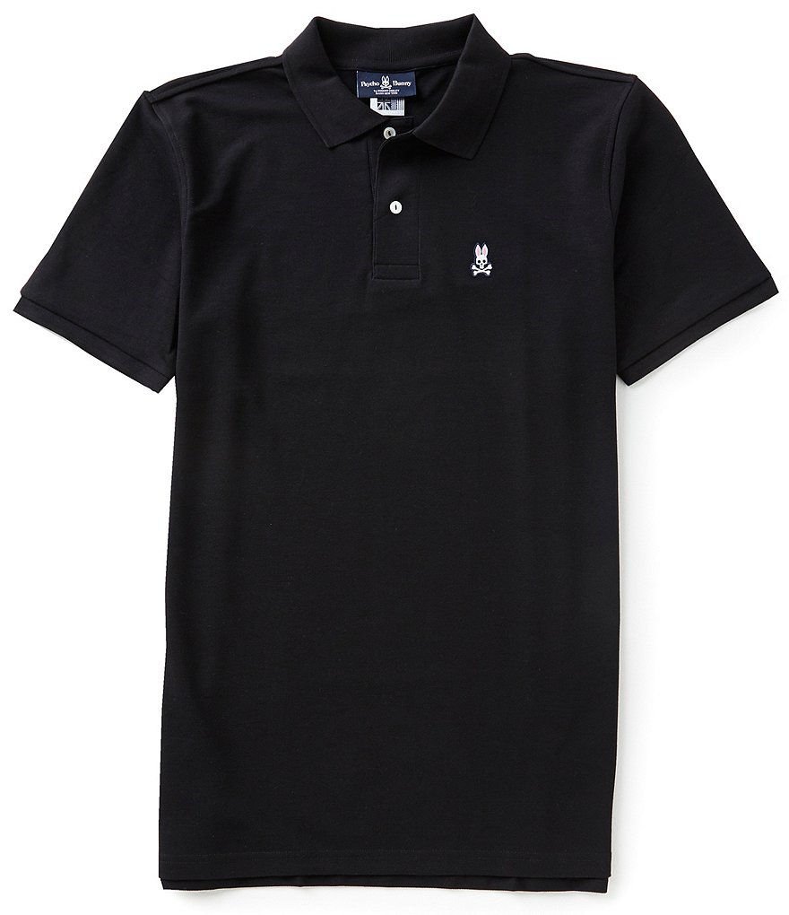 Psycho Bunny Classic Short-Sleeve Solid Polo Shirt