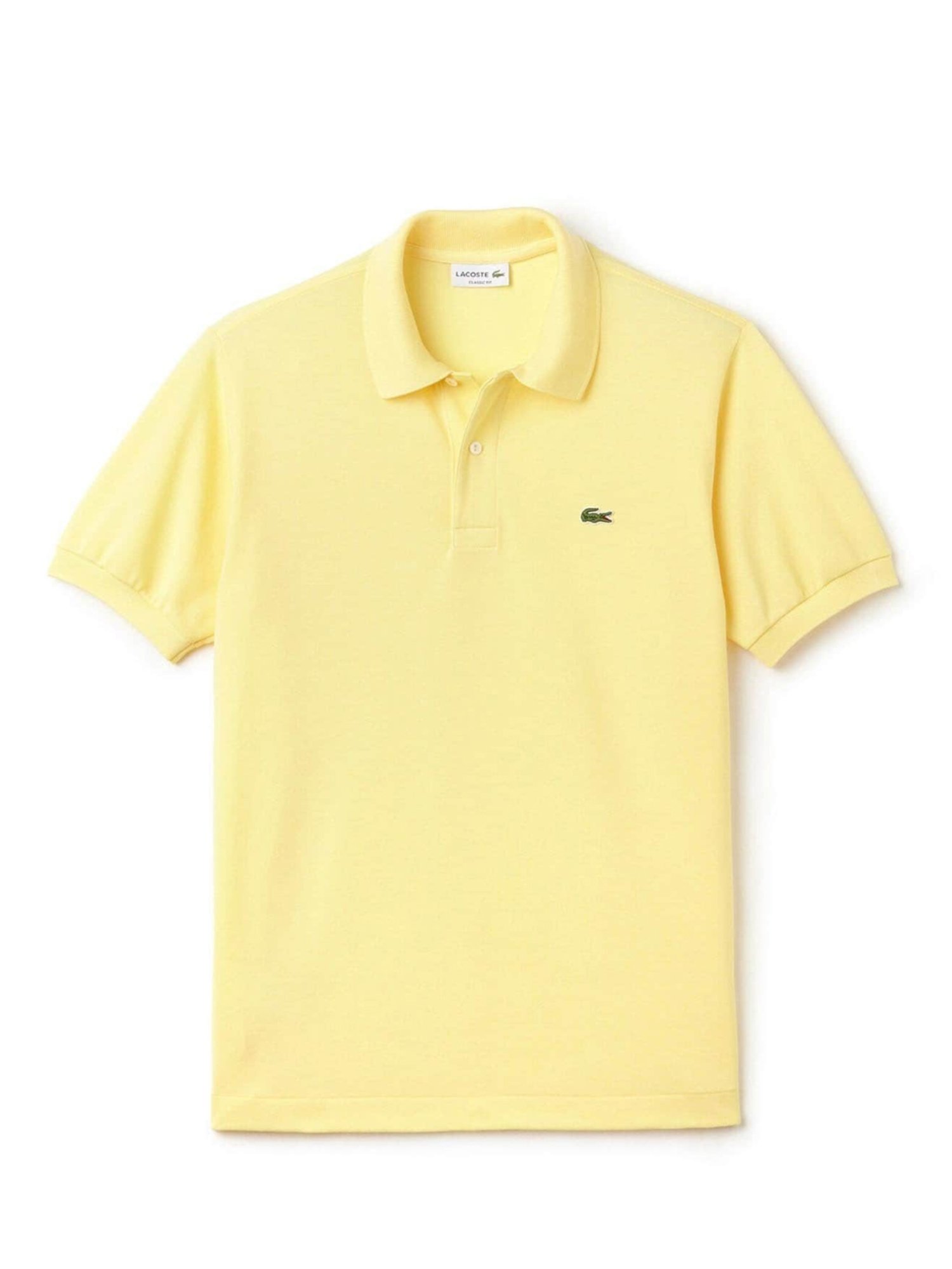 Lacoste Yellow L.12.12 Classic Fit Polo T-Shirt
