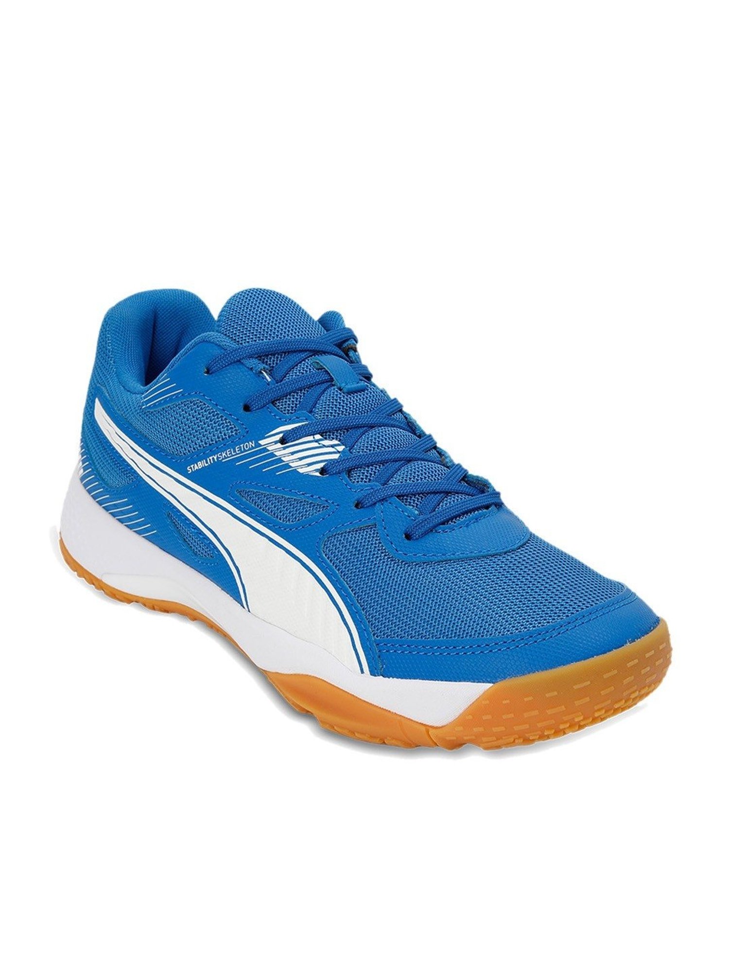 Puma Men's Solarflash II Royal Blue Indoor Court Shoes