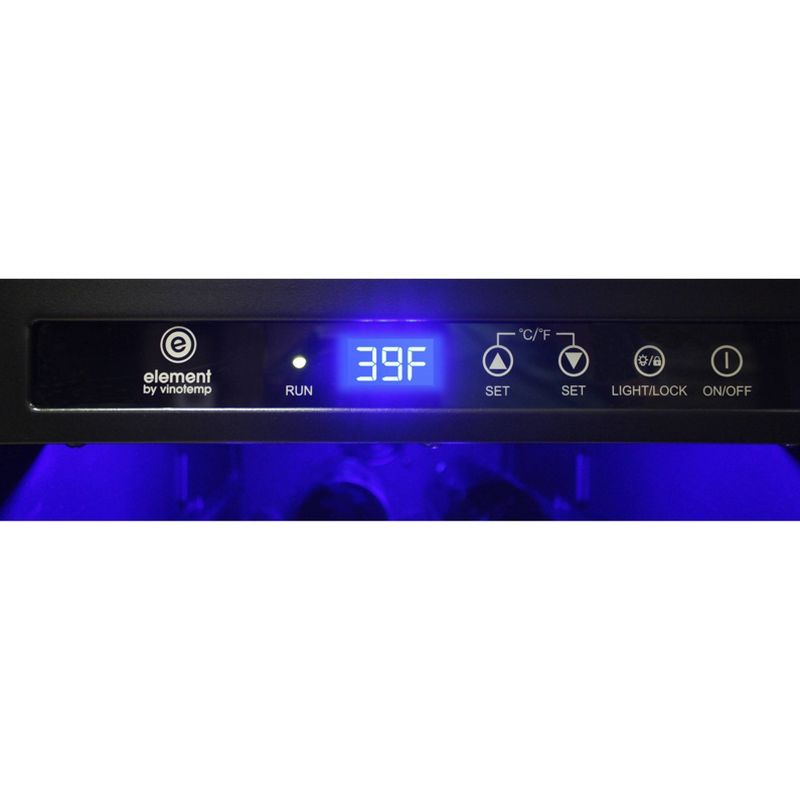 Vinotemp International Connoisseur Series 33 Single-Zone Beverage Cooler (Left Hinge)