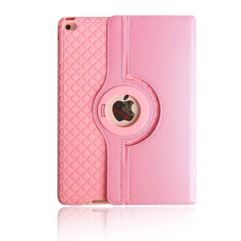 iPad Cases,TechCode 360 Degrees Rotating Magnetic PU Leather Smart Stand Screen Protective with Cards Slots Case Cover for iPad 2 iPad 3 iPad 4 9.7 inch Tablet