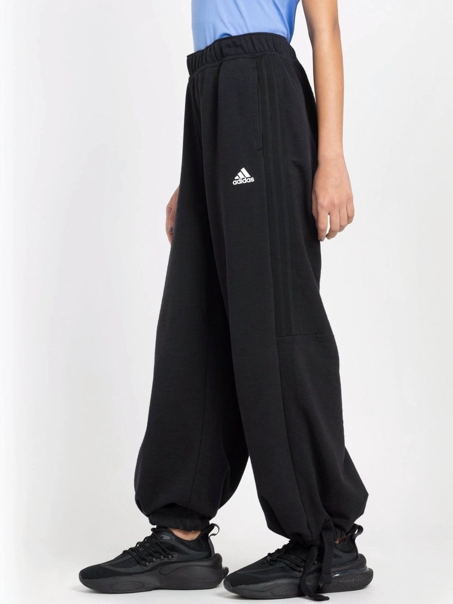 KENDALL + KYLIE Black Cotton Sports Tights