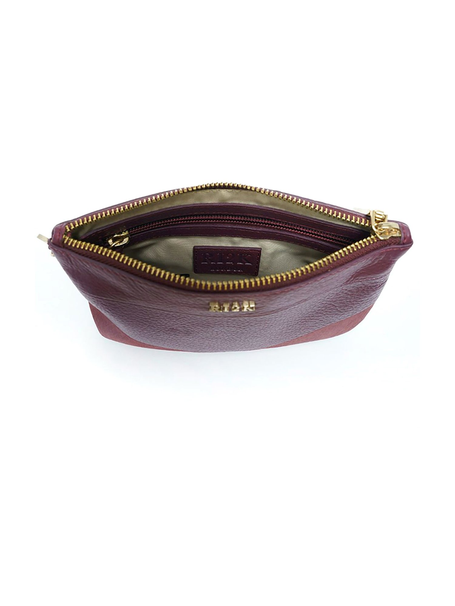 RI2K London Wine Leather Small Pouch