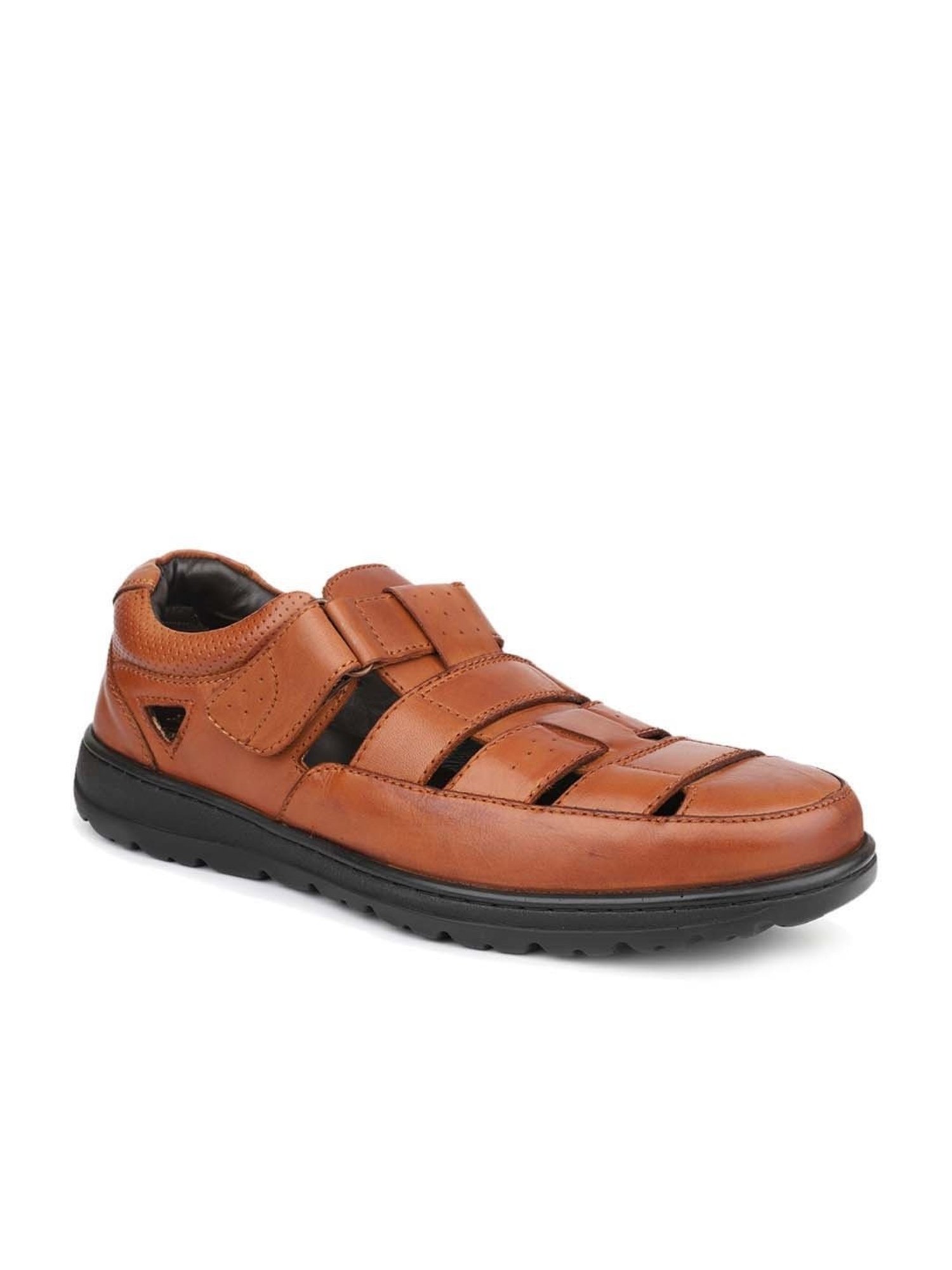 Atesber Men's Tan Fisherman Sandals
