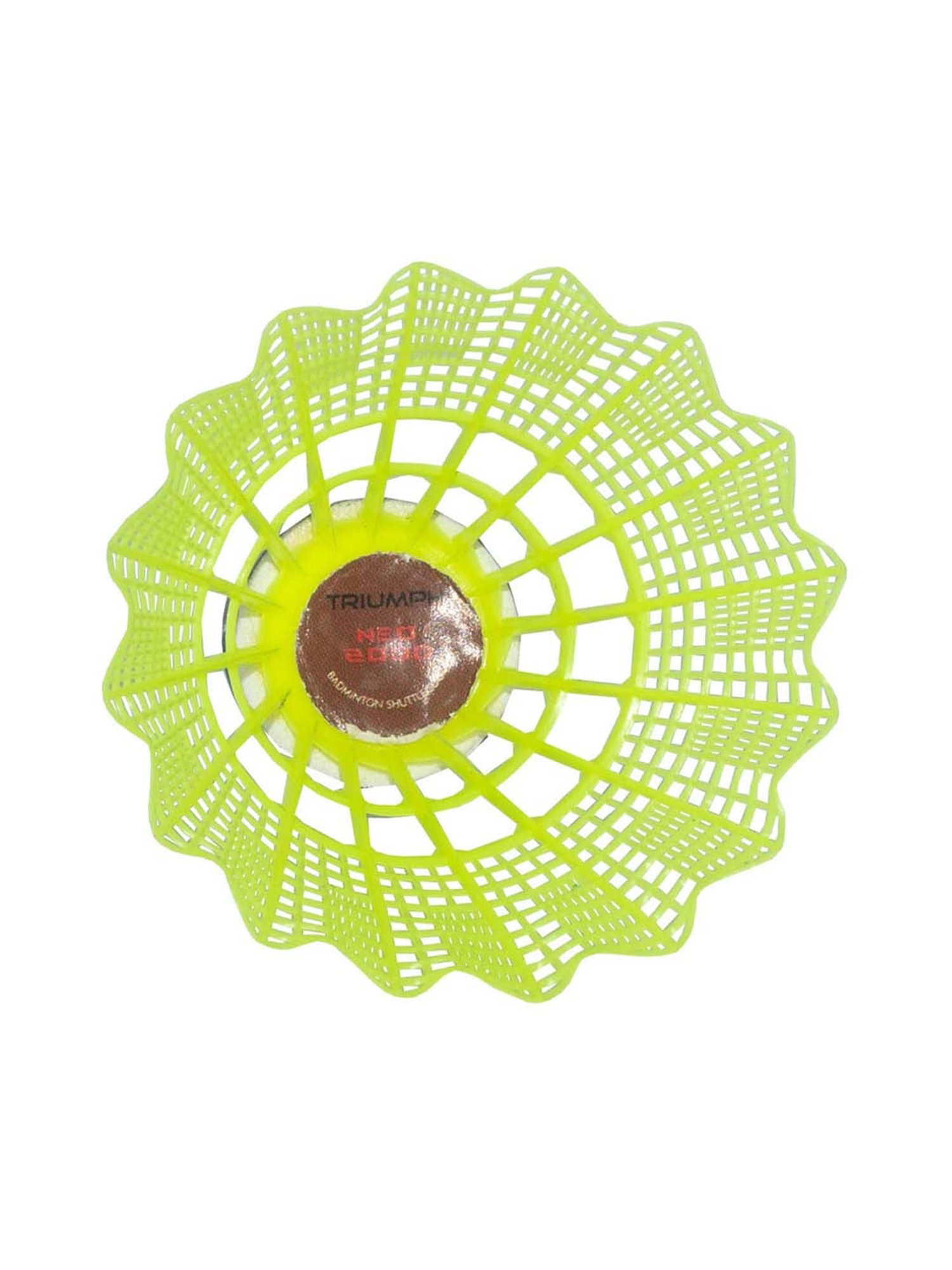 Triumph Multicolored Badminton Racquet with Neo-2000 Shuttlecock for Men (6Pcs)