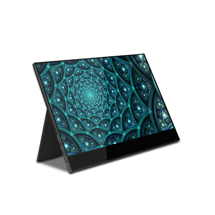 15.6 inch 1080P Glass Full Fit Touch Screen Portable Monitor Laptop Computer Notebook Display with 8000mAh Built-in Battery USB 2.0 Type C HDMI speakers Connect PS4 SWITCH XBOX for Gaming maxinutri