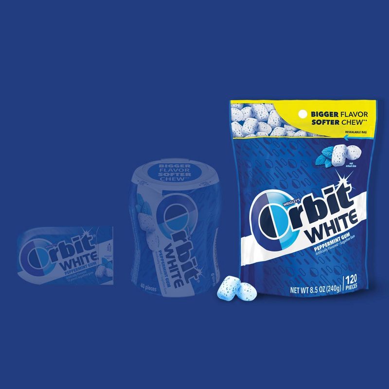 Orbit White Peppermint Gum - 8.5oz/120ct