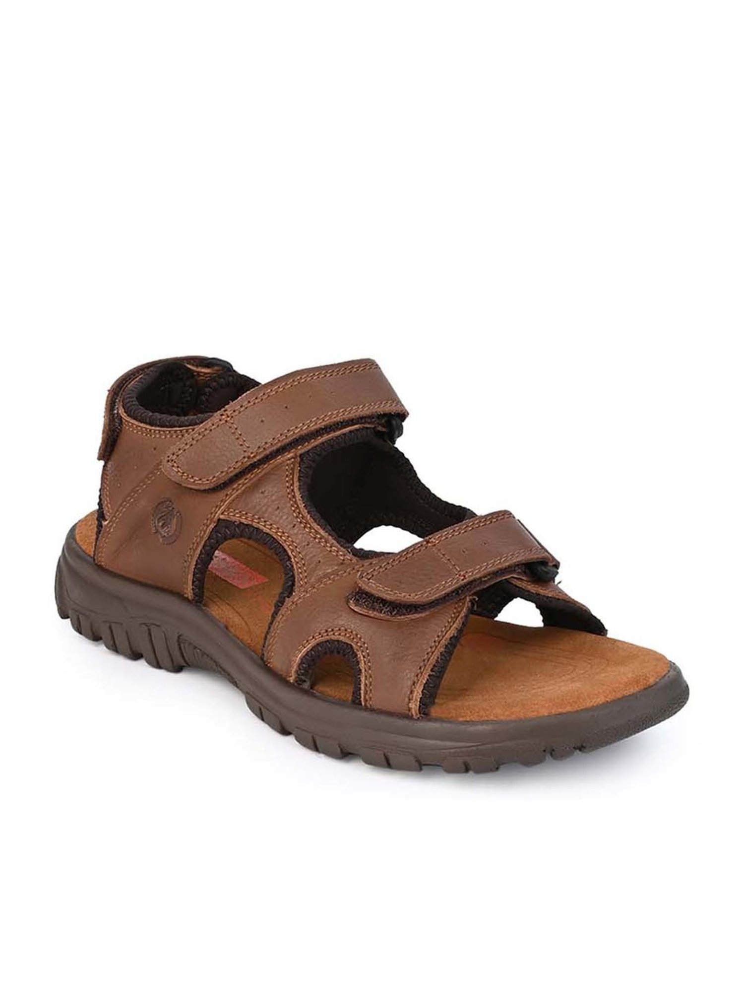 Alberto Torresi 
 Men's Tan Floater Sandals
