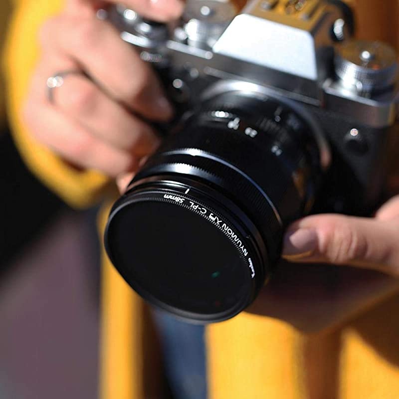 Nyumon Wide Angle Slim Ring 49mm Circular Polarizer Filter, Neutral Grey, compact (224950)