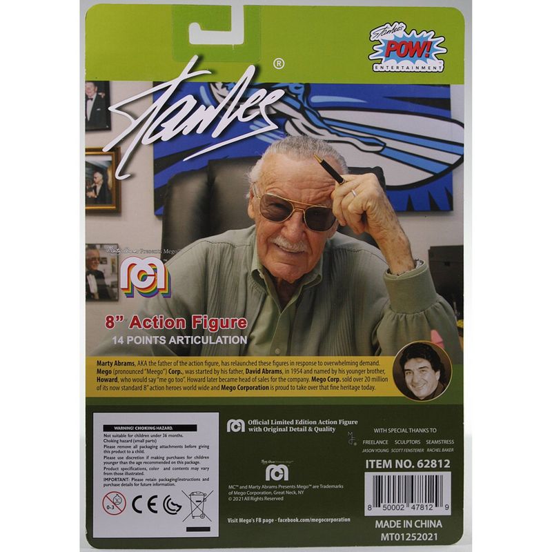 Mego Stan Lee Sweater Action Figure