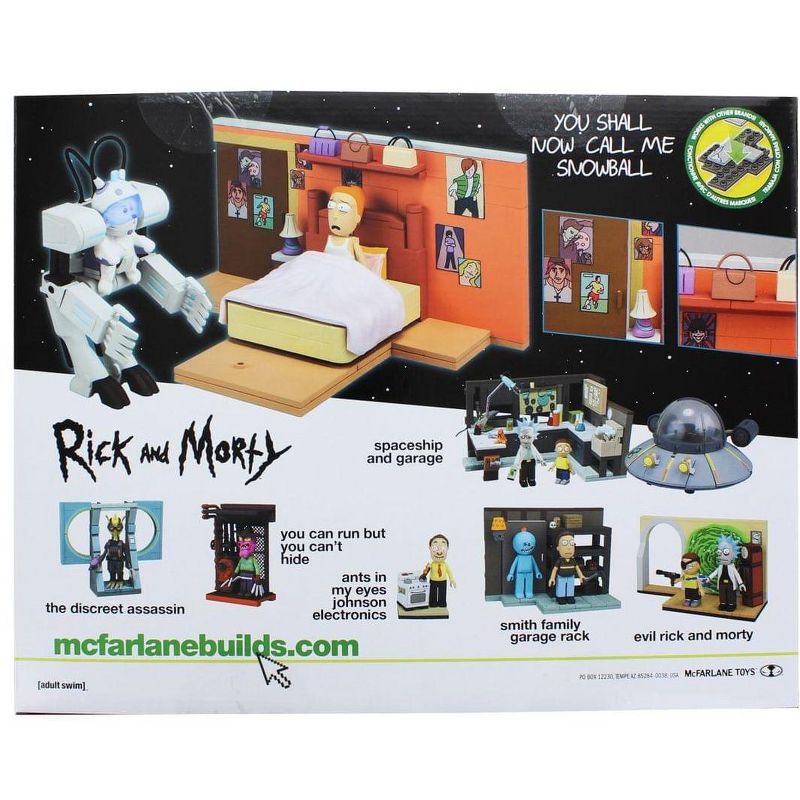 Mcfarlane Toys Rick and Morty "You Shall Now Call Me Snowball" 129-Piece Construction Set