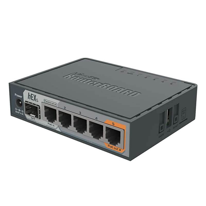 hEX S Gigabit Ethernet Router with SFP Port RB760iGS