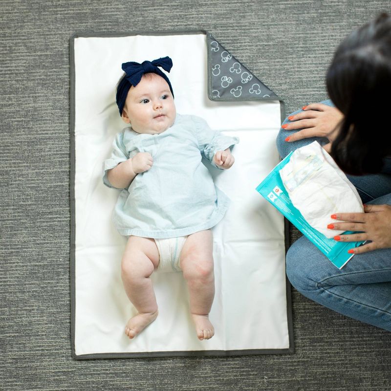 OXO Travel Diaper Caddy with Changing Mat - Gray