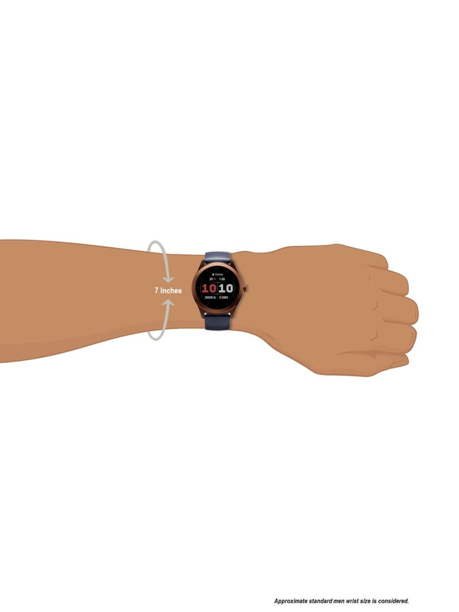 Titan 90137AP02 Smartwatch Watch for Men