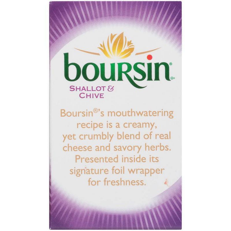 Boursin Shallot & Chive Cheese - 5.2oz
