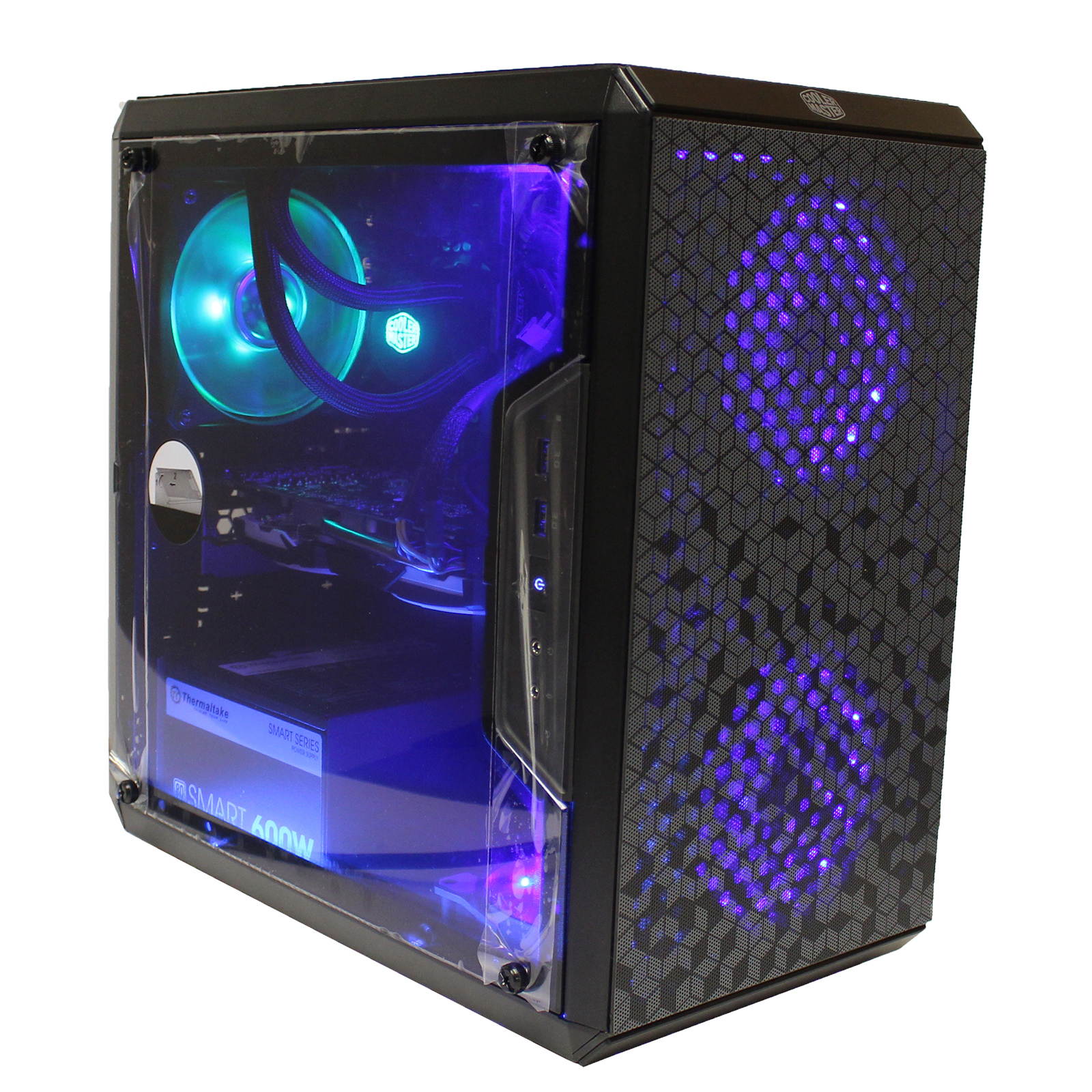 Custom PRC Ryzen Gaming PC AMD Ryzen 3 1300X 3.5GHz Quad-Core 16GB Crucial Ballistix DDR4 AMD Radeon RX 570 8GB GDDR5 HDMI VR Ready 500GB m.2 SSD 1TB HD 1200 Mbps 802.11ac WiFi LG DVDRW Windows 10 Pro