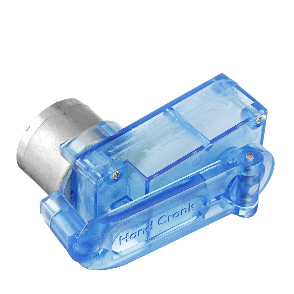 5Set Emergency Hand-cranked Dynamotor Charger Portable Hand-cranked Generator 3V 5V for Diy Electronic Production with  Clip Lines