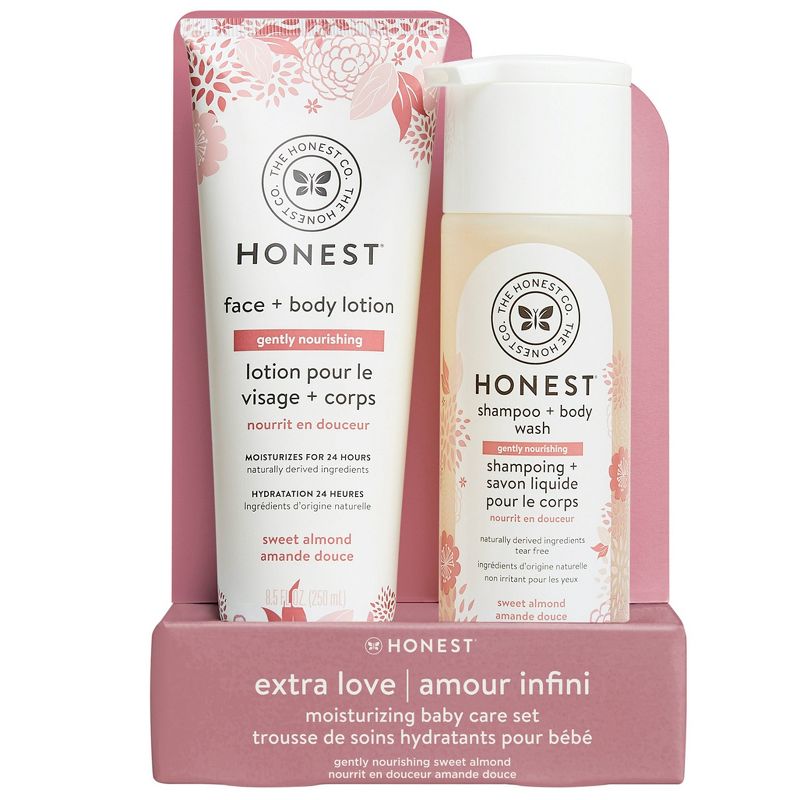The Honest Company Gently Nourishing Shampoo & Lotion Bundle - Sweet Almond