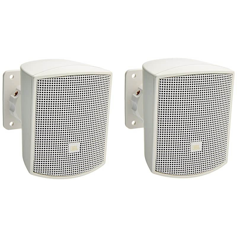 Control 52-WH Surface-Mount Satellite Speaker for Subwoofer-Satellite Loudspeaker System, White, Sold as Pair