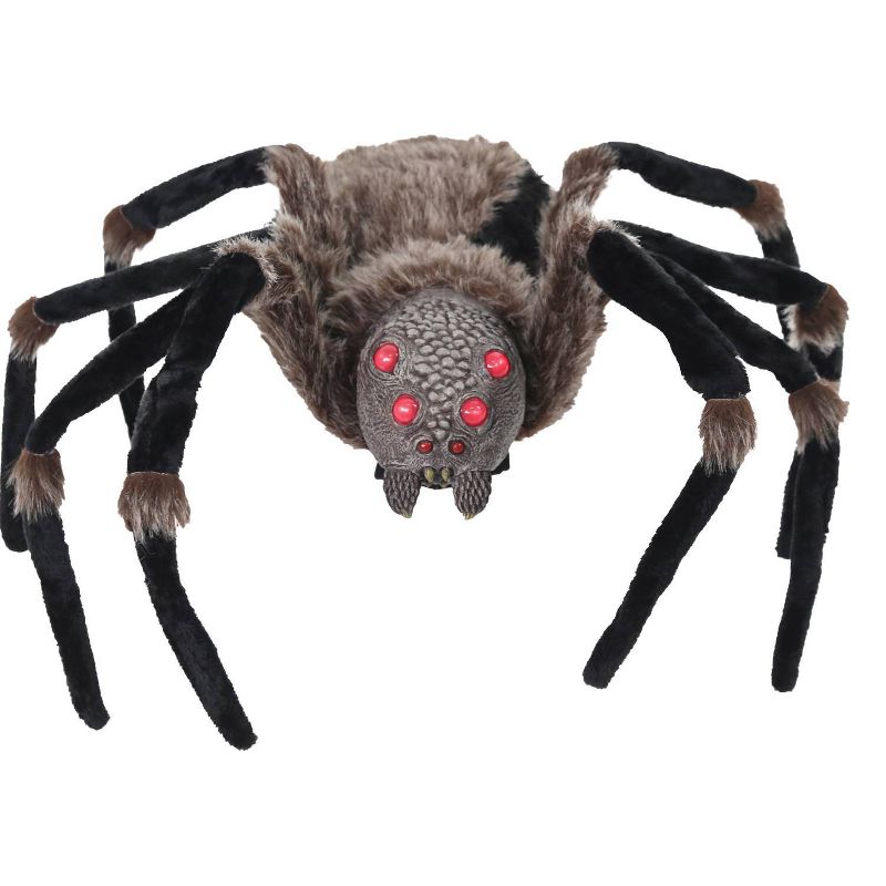 53" Spider Black Light-Up Halloween Decorative Holiday Scene Props