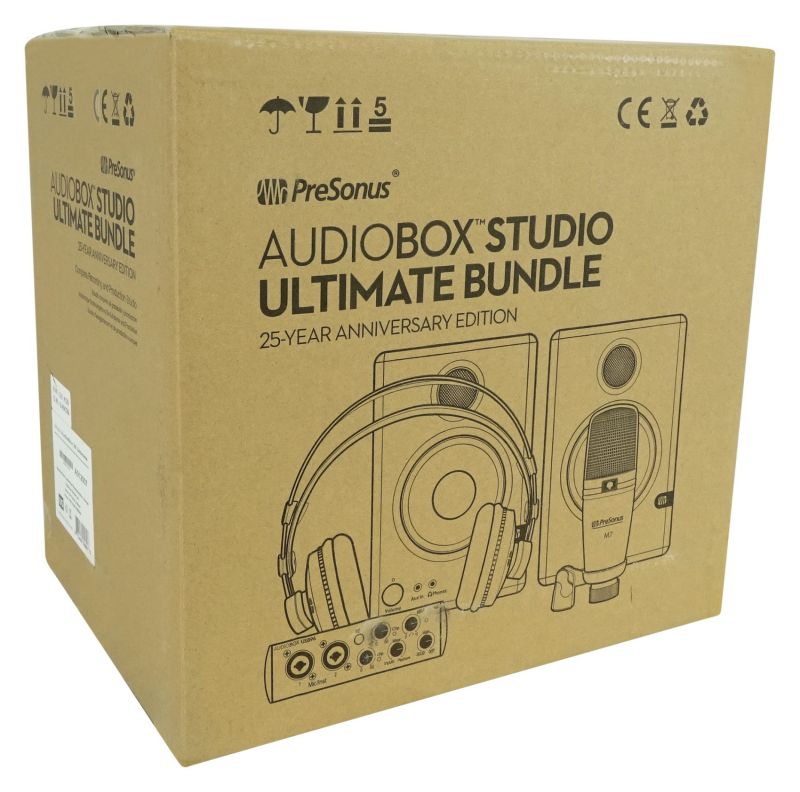 PRESONUS AudioBox 96 Studio Ultimate Podcasting Podcast Kit+Boom+Pads+Pop Filter