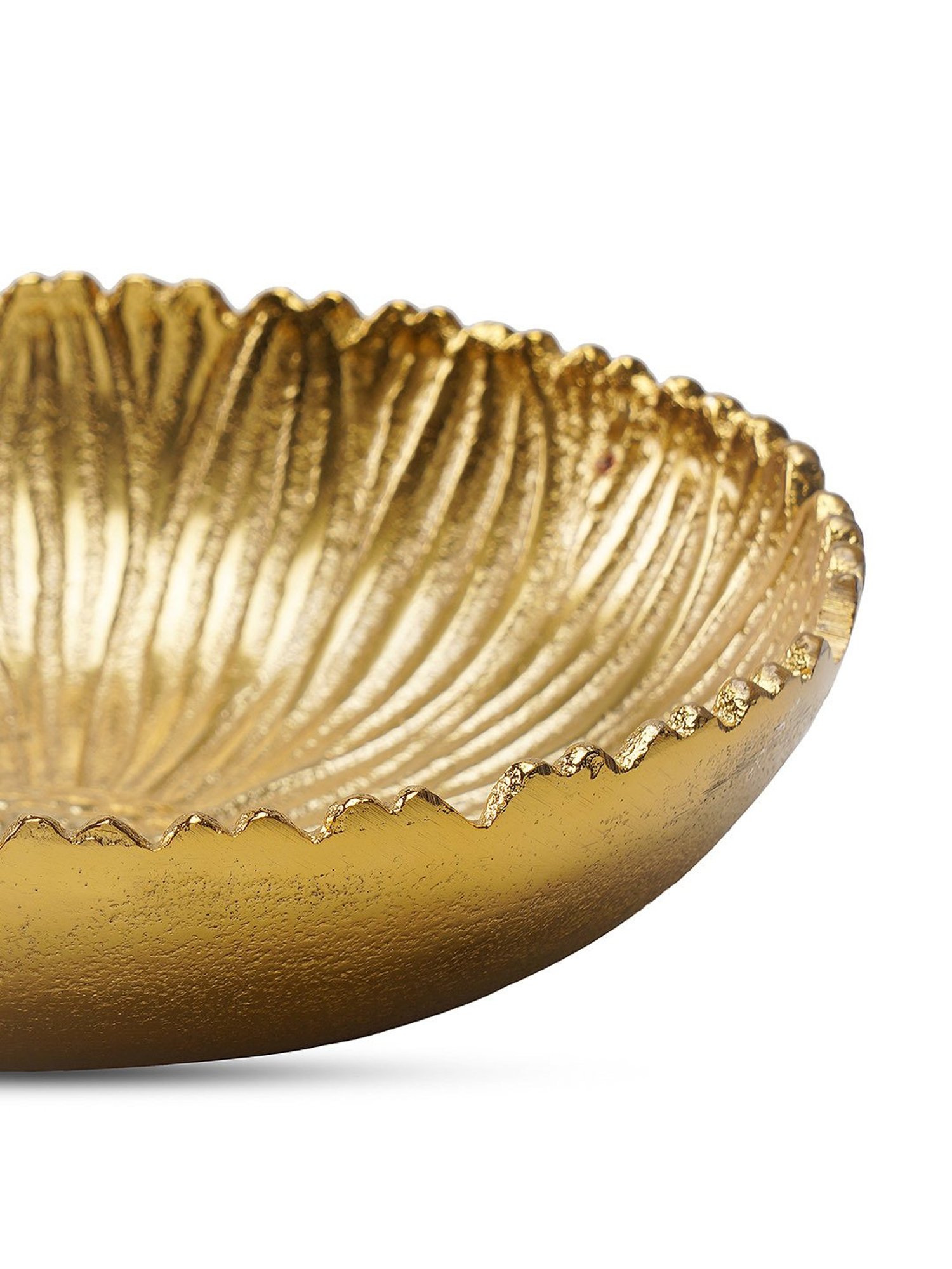 Pure Home and Living Gold Glass Solid Decorative Bowls